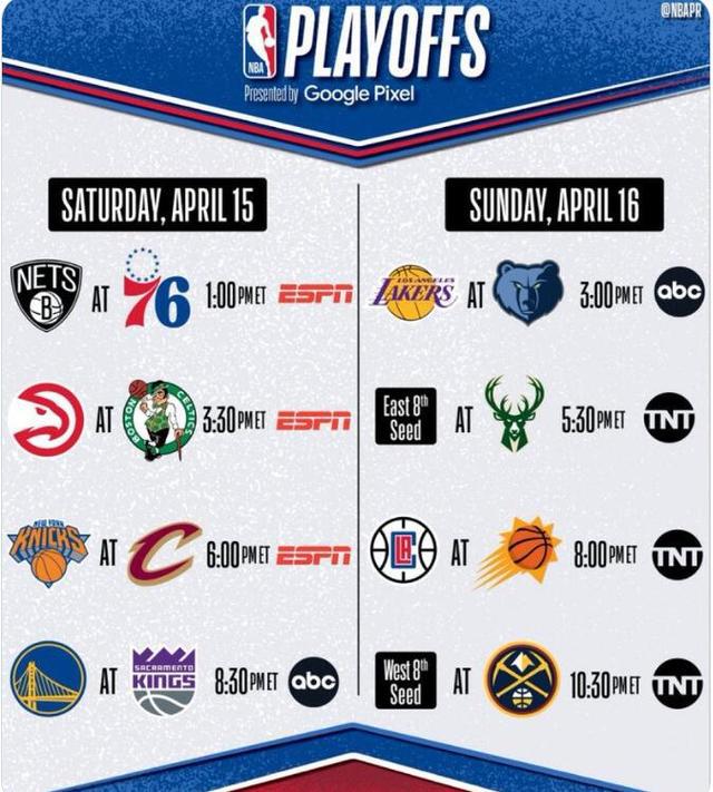 NBA季后赛赛程调整，湖人队或遇到更大挑战