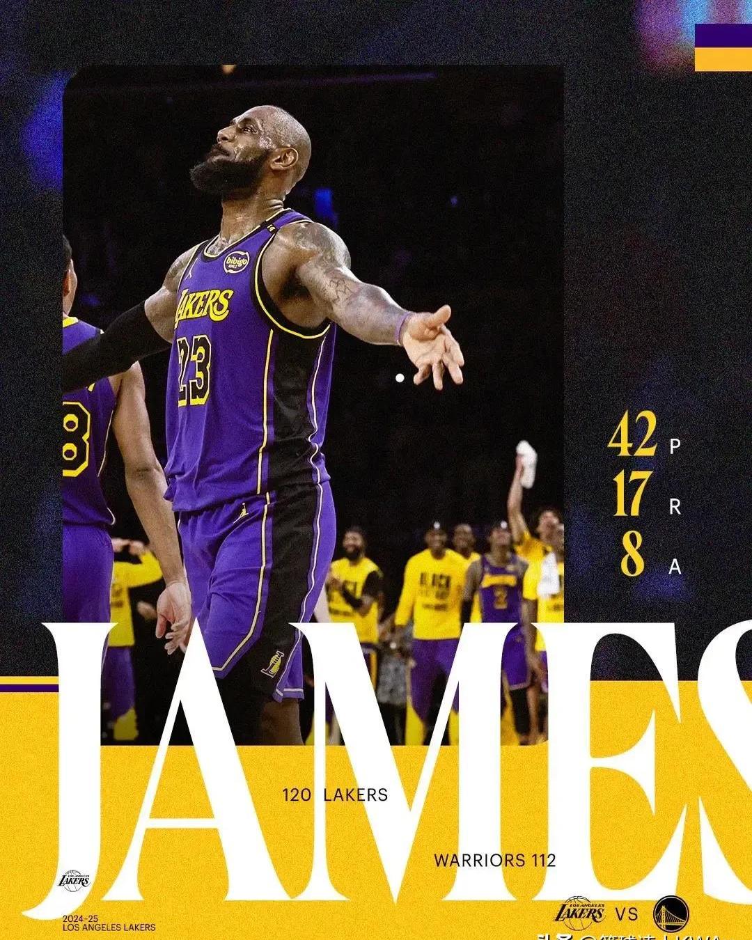 湖人主场惜败热火，詹姆斯表现出色